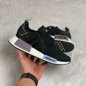 Adidas Originals NMD R1 Low Womens Running Shoes Black White GY8537